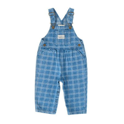 Goldie + Ace Austin Denim Check Overalls - Studio Play