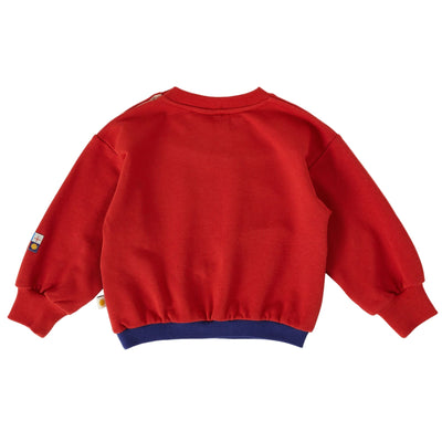 Goldie + Ace BABY Nash Piped Panel Sweatshirt Outback - Studio Play