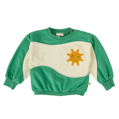 Goldie + Ace BABY Sunshine Piped Panel Sweatshirt - Studio Play