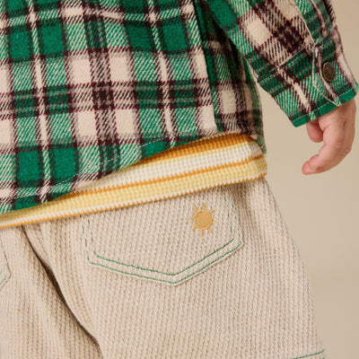 Goldie + Ace Drew Embroidered Pocket Pant Sand