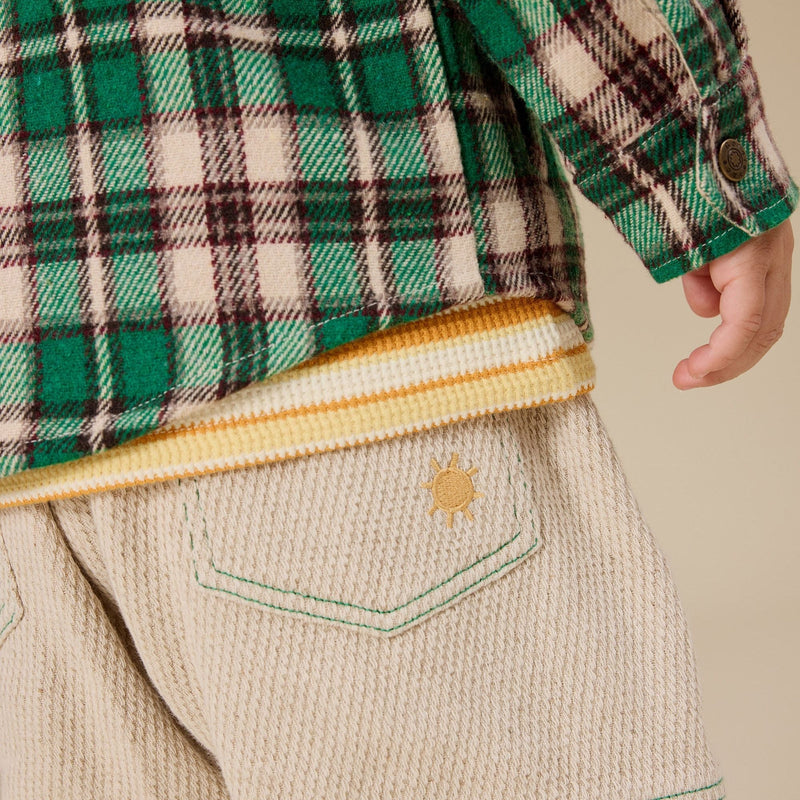 Goldie + Ace Drew Embroidered Pocket Pant Sand