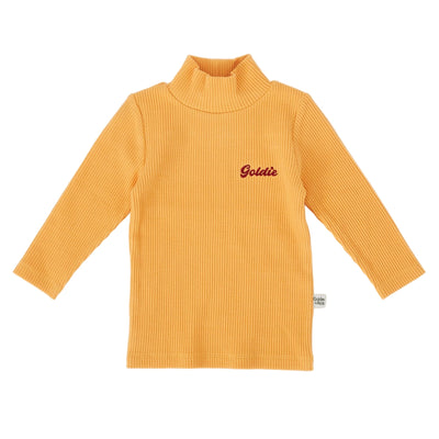 Goldie + Ace Embroidered Rib Skivvy Golden - Studio Play