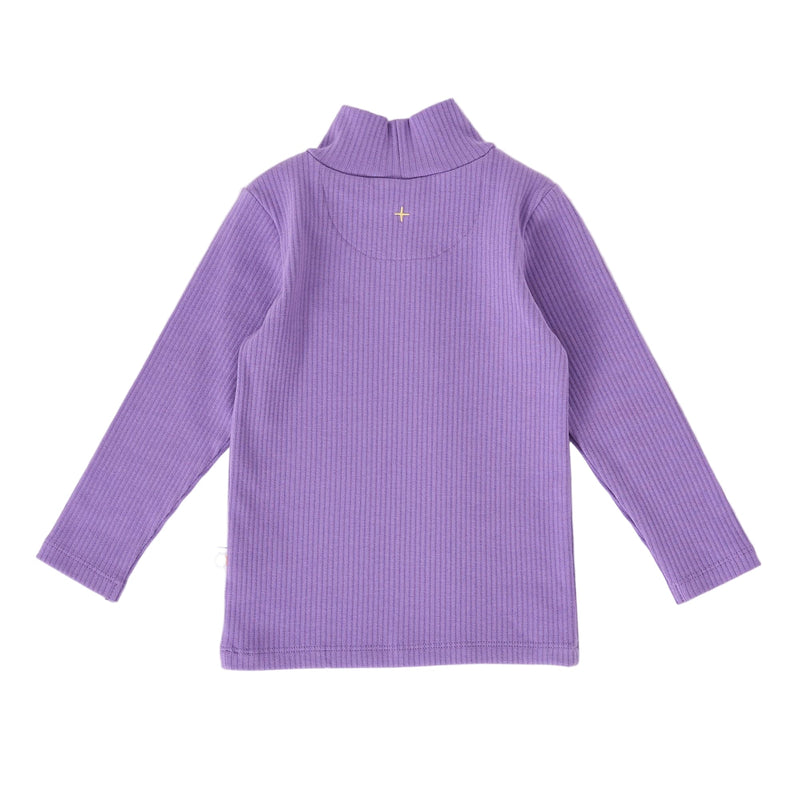 Goldie + Ace Embroidered Rib Skivvy Grape - Studio Play