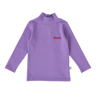 Goldie + Ace Embroidered Rib Skivvy Grape - Studio Play