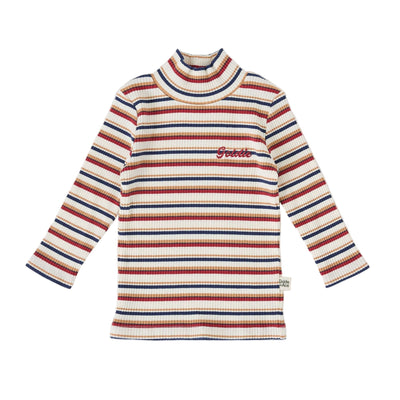 Goldie + Ace Embroidered Rib Skivvy Outback Stripe - Studio Play