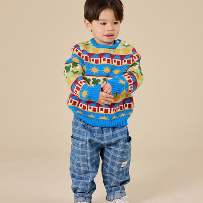 Goldie + Ace Kit Check Pocket Pant - Studio Play