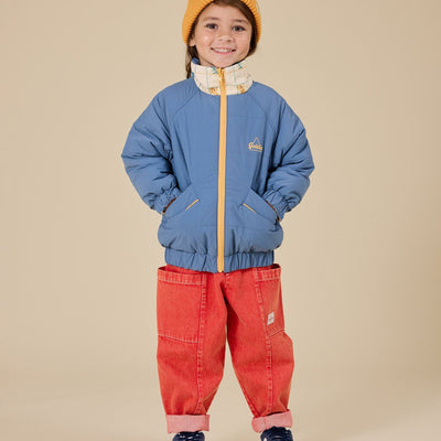 Goldie + Ace Kit Denim Pocket Pant Apple Red