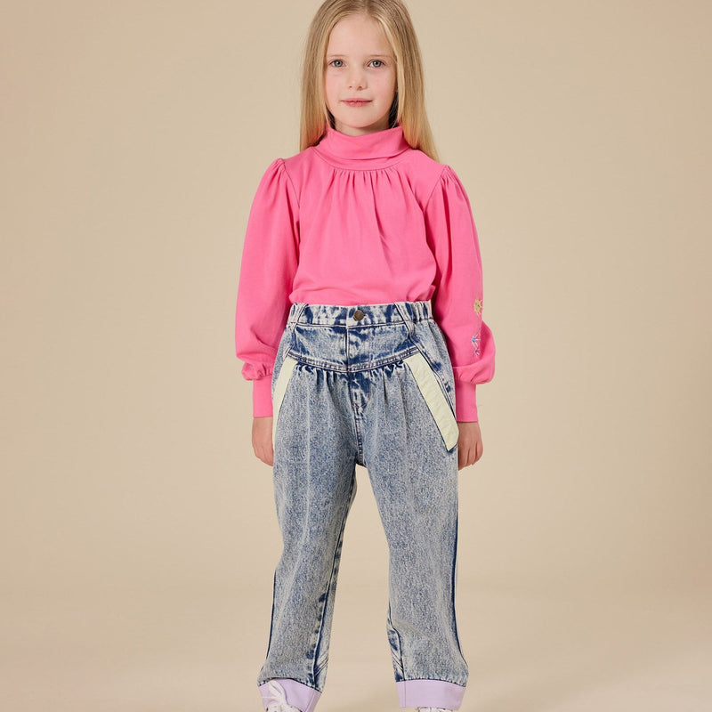 Goldie + Ace Pastel Pop Nora Denim Pant - Studio Play