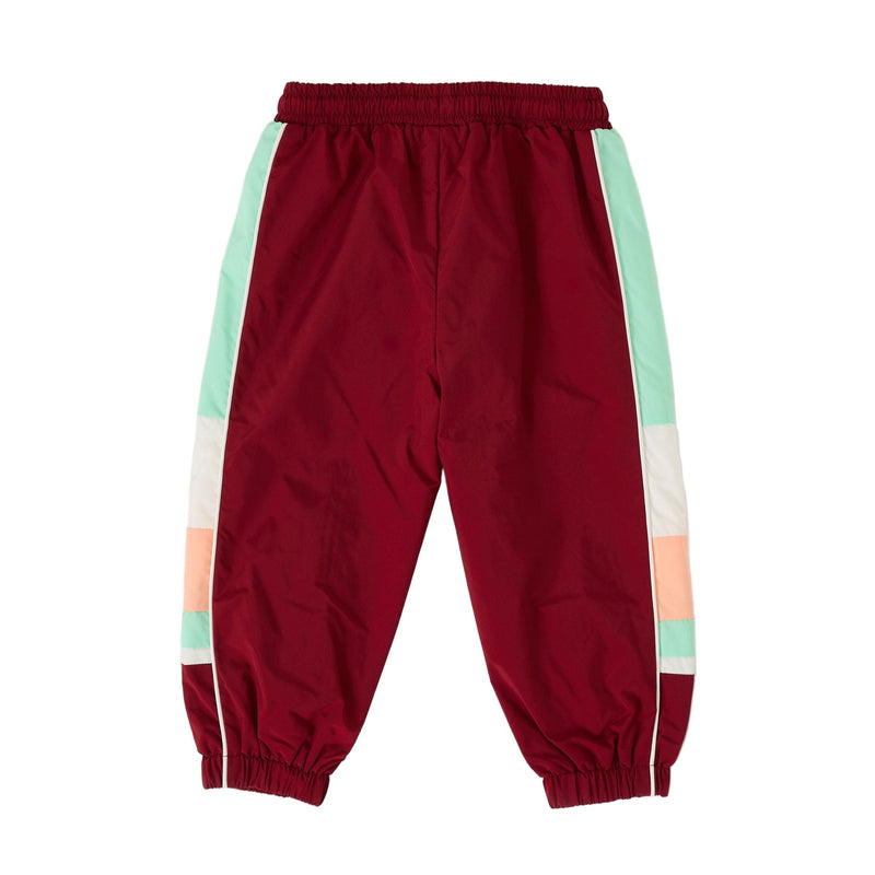Goldie + Ace Retro Sporty Pants Brick/Peapod