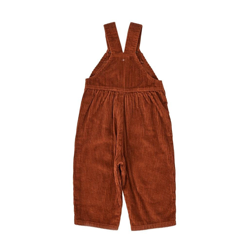 Goldie + Ace Sammy Corduroy Overalls Chocolate - Studio Play
