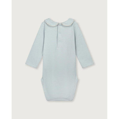 Gray label Baby Collar Onesie Sky/Cream - Studio Play