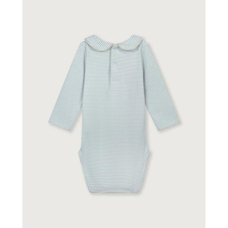 Gray label Baby Collar Onesie Sky/Cream - Studio Play
