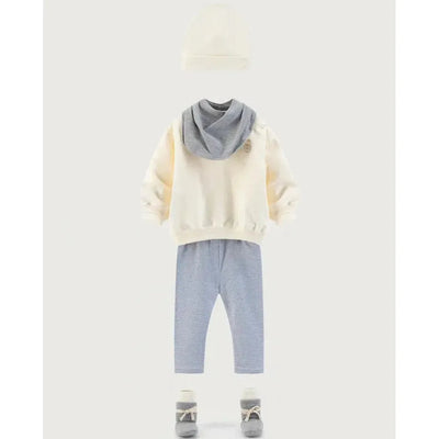 Gray Label Baby Dropped Shoulder Sweater Cream
