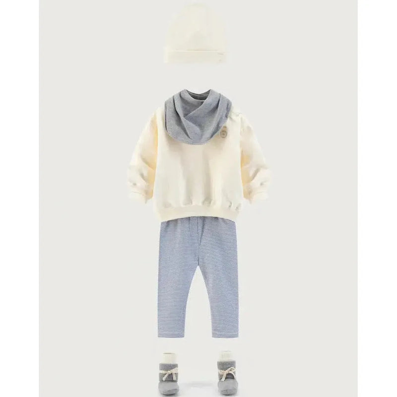 Gray Label Baby Dropped Shoulder Sweater Cream