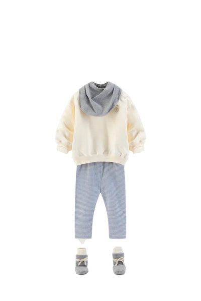 Gray Label Baby Dropped Shoulder Sweater Cream - Studio Play