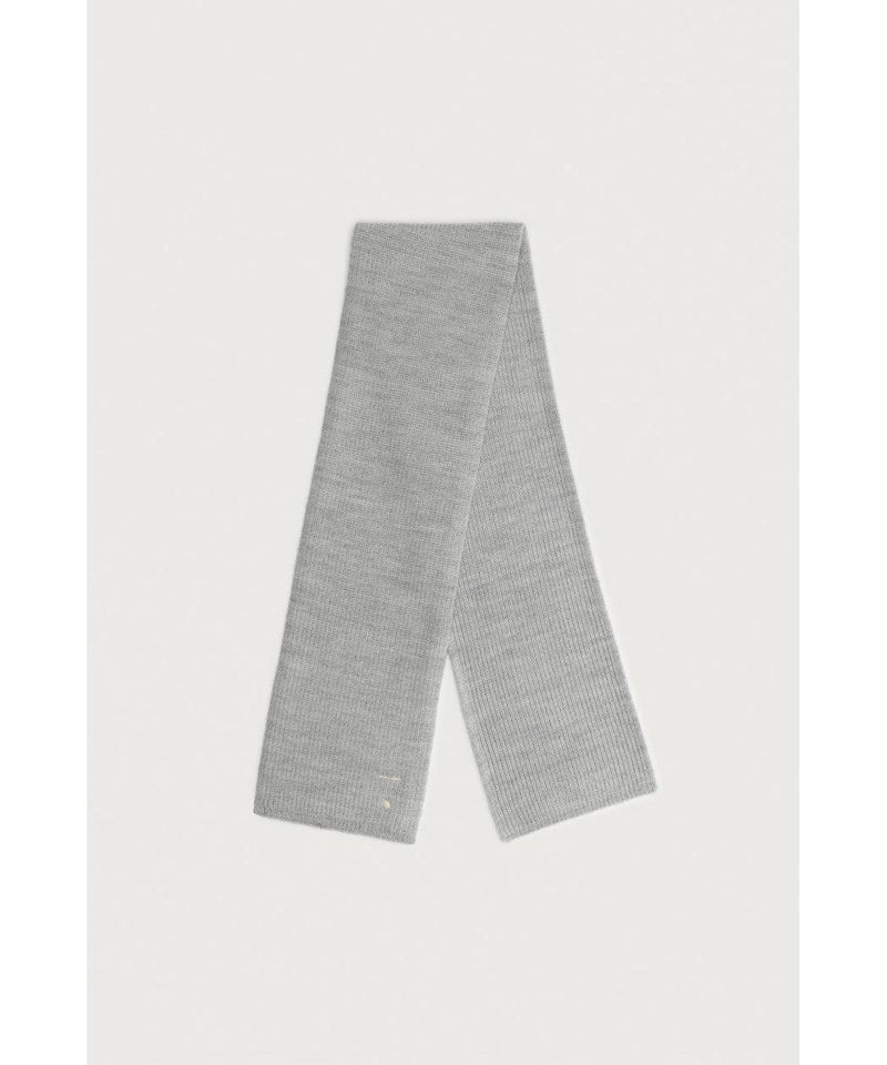 Gray Label Baby Knitted Scarf Grey Melange
