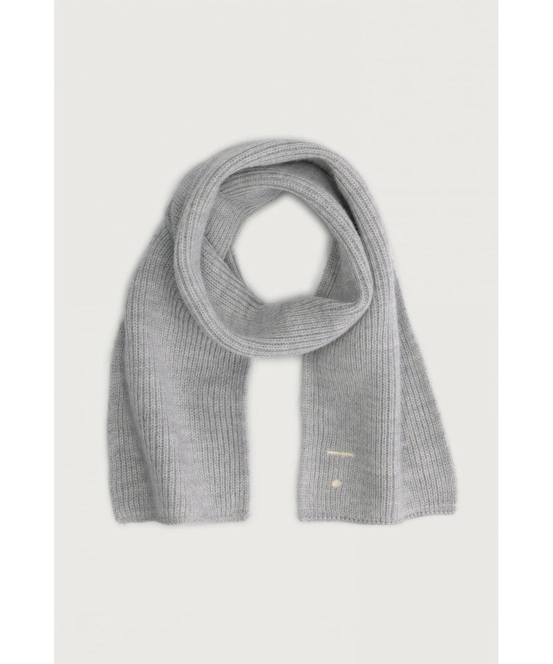 Gray Label Baby Knitted Scarf Grey Melange