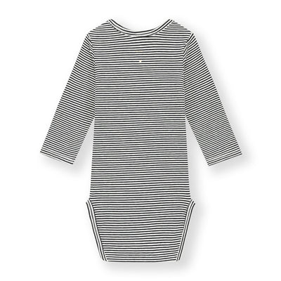 Gray Label Baby L/S Onesie GOTS Pirate Black/Cream