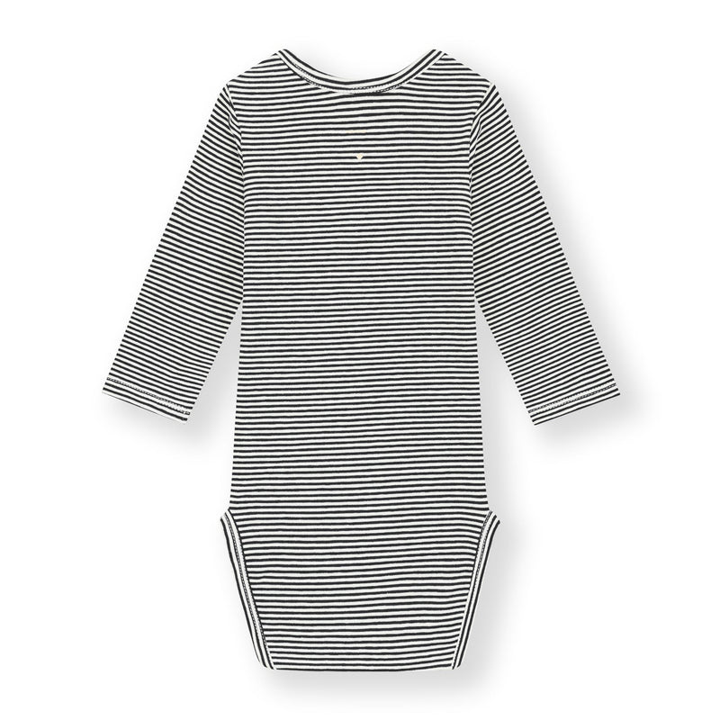 Gray Label Baby L/S Onesie GOTS Pirate Black/Cream