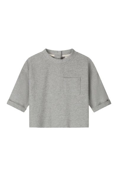 Gray Label Baby L/S Pocket Grey Melange - Studio Play
