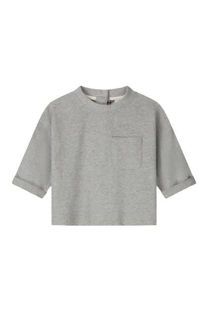 Gray Label Baby L/S Pocket Grey Melange - Studio Play