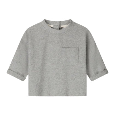 Gray Label Baby L/S Pocket Grey Melange - Studio Play