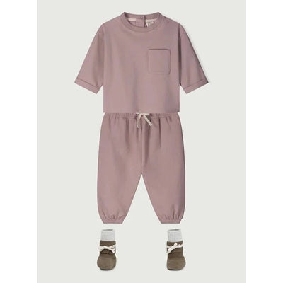 Gray Label Baby L/S Pocket Tee Berry - Studio Play