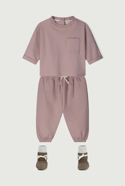Gray Label Baby L/S Pocket Tee Berry - Studio Play