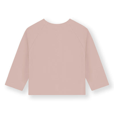 Gray Label Baby Raglan Cardigan GOTS Faded Pink