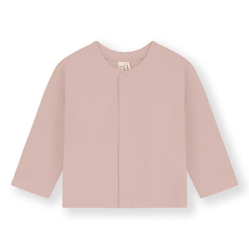 Gray Label Baby Raglan Cardigan GOTS Faded Pink
