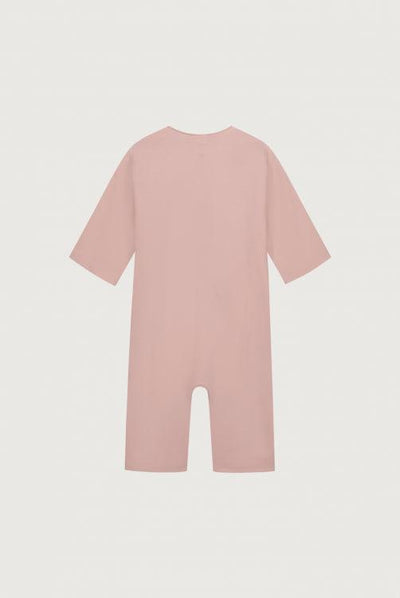 Gray Label Baby Suit with Snaps Faded Pink