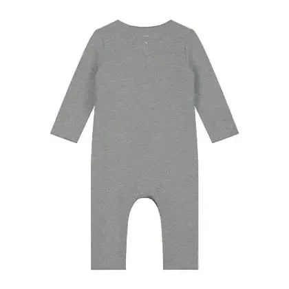 Gray Label Baby Suit with Snaps Grey Melange