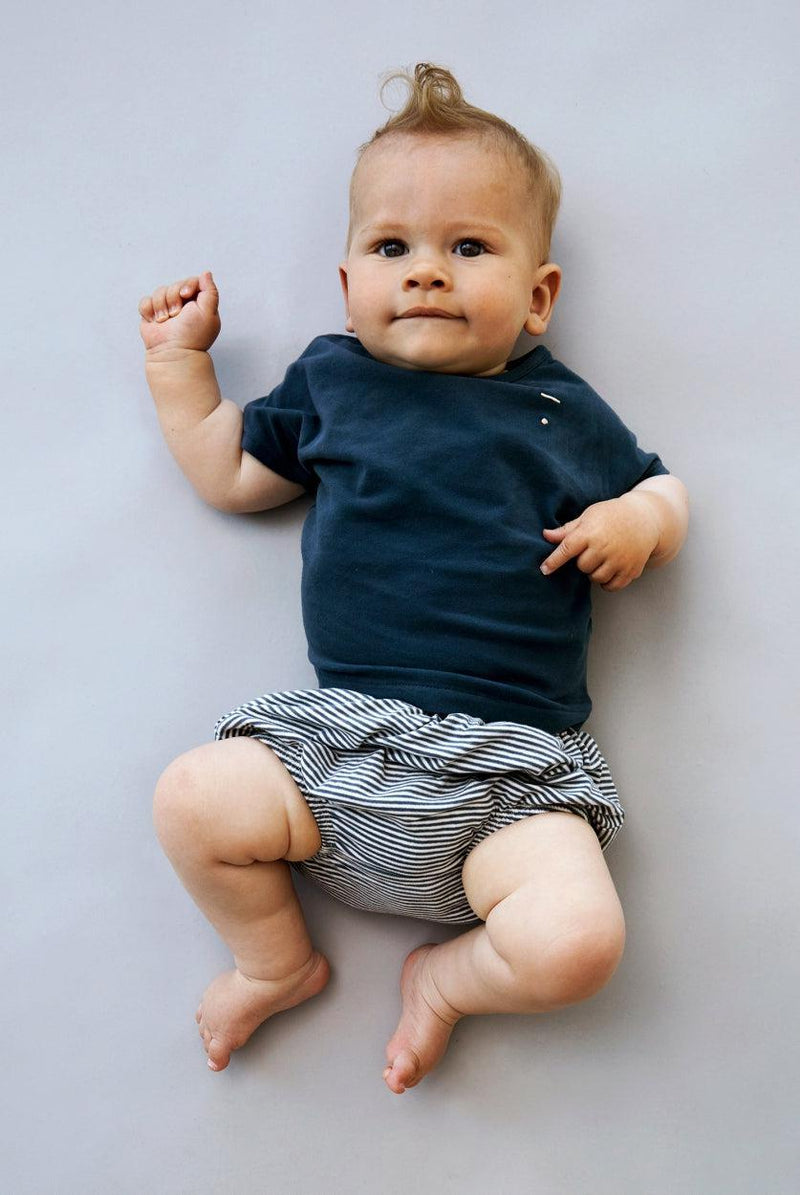 Gray Label Baby Top Blue Grey