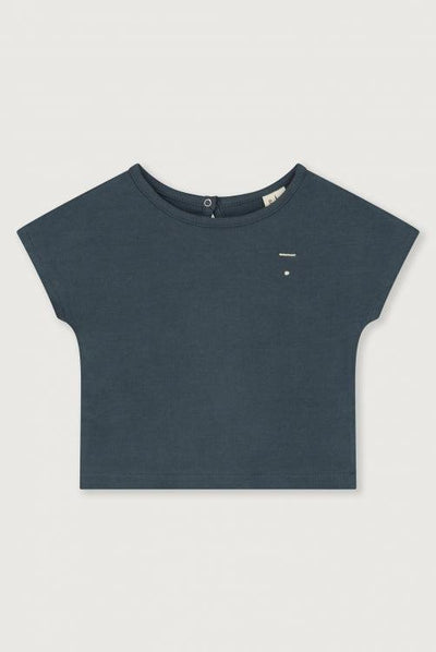 Gray Label Baby Top Blue Grey
