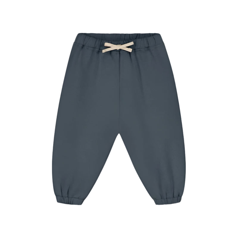 Gray Label Baby Track Pants GOTS Blue Grey