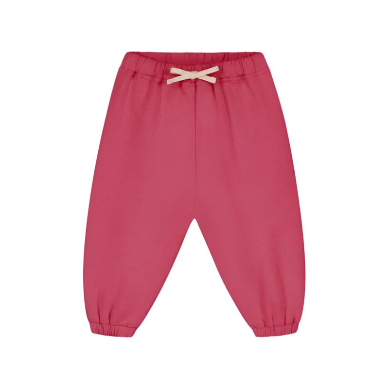 Gray Label Baby Track Pants GOTS Cherry - Studio Play