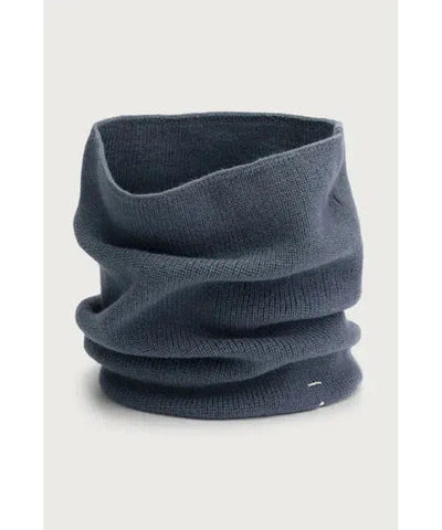 Gray Label Knitted Endless Scarf Blue Grey