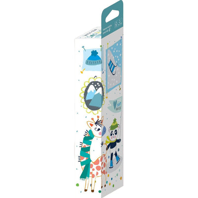 Haku Yoka 6 Cube Crayons Ocean Color