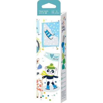Haku Yoka 6 Cube Crayons Ocean Color