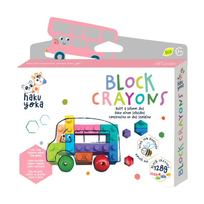 Haku Yoka Block Crayons Bus
