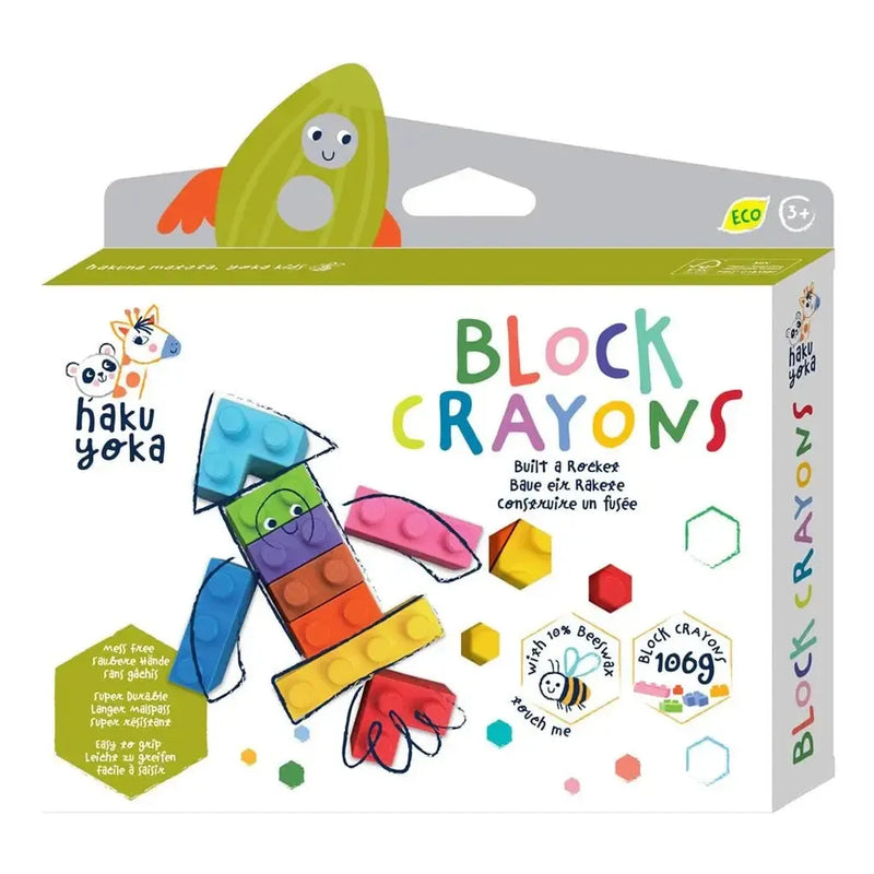 Haku Yoka Block Crayons Rocket