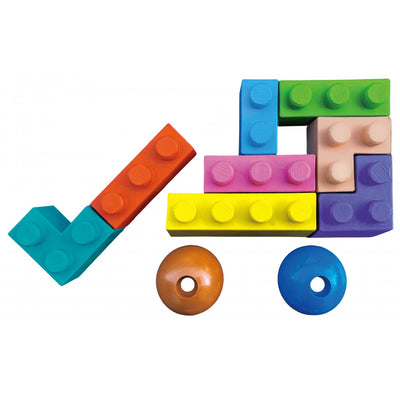 Haku Yoka Block Crayons Forklift