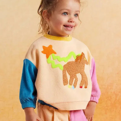 Halcyon Nights Baby Giddy Up Terry Sweat