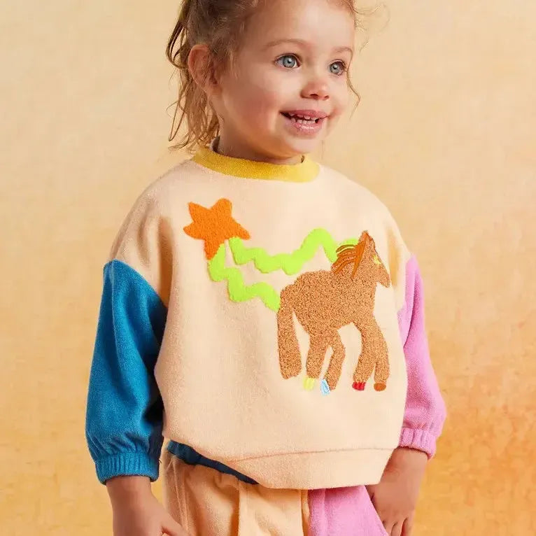 Halcyon Nights Baby Giddy Up Terry Sweat
