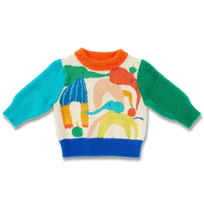 Halcyon Nights Baby Happy Herd Knit Jumper