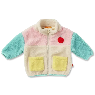 Halcyon Nights Baby Happy Herd Sherpa Jacket