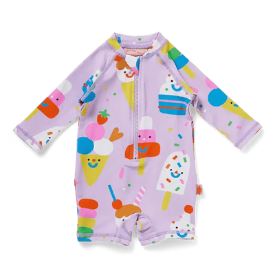 Halcyon Nights Baby Long Sleeve Rash Suit Sundae Fun Day