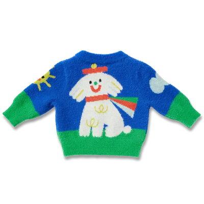 Halcyon Nights Baby Puppy Park Knit Jumper