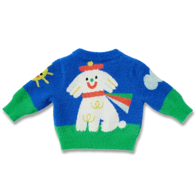 Halcyon Nights Baby Puppy Park Knit Jumper