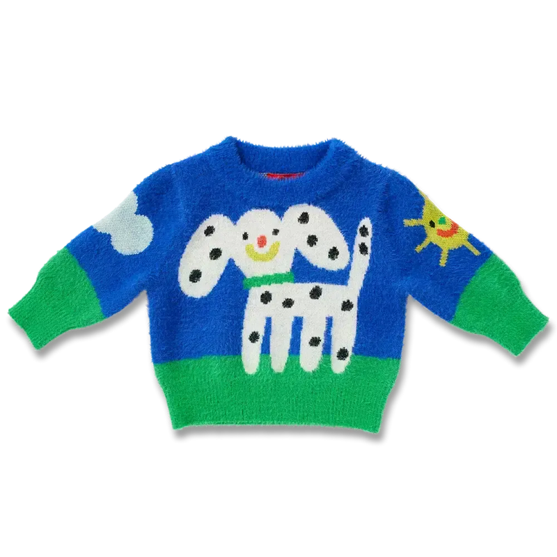 Halcyon Nights Baby Puppy Park Knit Jumper
